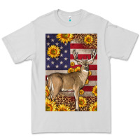 Dove Grey Western American Deer Premium Tee - LillyAllenDesigns
