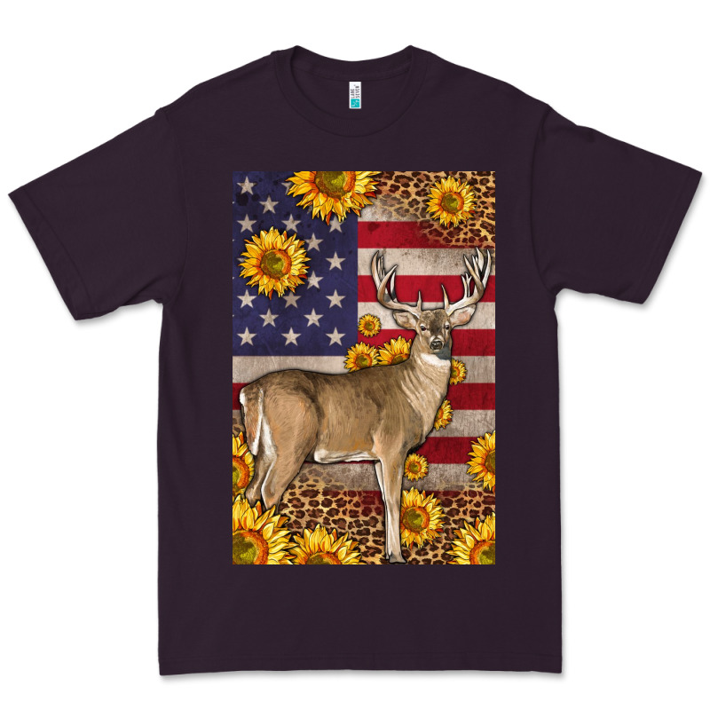 Western American Deer Premium Tee by LillyAllenDesigns | Teevron