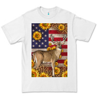 White Western American Deer Premium Tee - LillyAllenDesigns