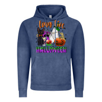Vintage Denim long live halloween Vintage Hoodie - NancyCooperArtShop
