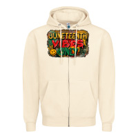 Sandshell juneteenth vibes only Zipper Hoodie - CowGirlArtShop