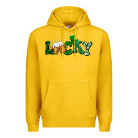 Lemon Lucky with beer St. Patricks day Premium Hoodie - HowdyJamesFarm
