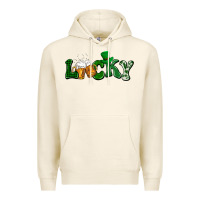 Tofu Lucky with beer St. Patricks day Premium Hoodie - HowdyJamesFarm