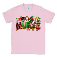 Bubblegum Pink christmas  nurse Classic Tee - MaliasSmallBusiness