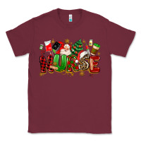 Burgundy christmas  nurse Classic Tee - MaliasSmallBusiness