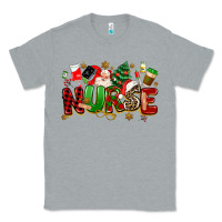 Heather Grey christmas  nurse Classic Tee - MaliasSmallBusiness