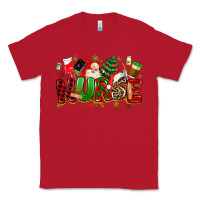 Red christmas  nurse Classic Tee - MaliasSmallBusiness