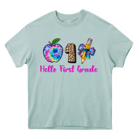Arona hello first grade tie dye 3200x2400 Heavy Core Tee - AdoDesignShop