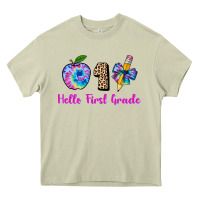 Mossy hello first grade tie dye 3200x2400 Heavy Core Tee - AdoDesignShop