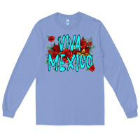Colony Blue viva mexico long live mexico Long Sleeve Tee - Jasminsmagicworld