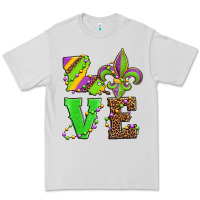 Dove Grey love mardi gras Premium Tee - Jasminsmagicworld