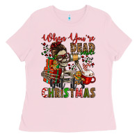 Bubblegum Pink when you're dead inside but it's christmas Ladies Tee - Jasminsmagicworld