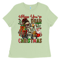 Matcha when you're dead inside but it's christmas Ladies Tee - Jasminsmagicworld