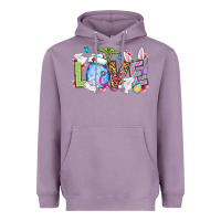Lavender Easter Day Love Nurse Heavyweight Hoodie - OliviaCreatesArt