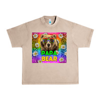 French Oak Western Papa Bear LGBTQ+ Tumbler Urban Heavy Tee - BundleAndBundleShop
