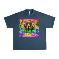 Midnight Navy Western Papa Bear LGBTQ+ Tumbler Urban Heavy Tee - BundleAndBundleShop