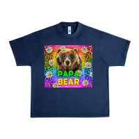 Navy Western Papa Bear LGBTQ+ Tumbler Urban Heavy Tee - BundleAndBundleShop