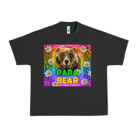 Pigment Black Western Papa Bear LGBTQ+ Tumbler Urban Heavy Tee - BundleAndBundleShop