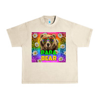 Sandshell Western Papa Bear LGBTQ+ Tumbler Urban Heavy Tee - BundleAndBundleShop