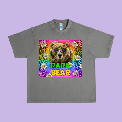Western Papa Bear Lgbtq+ Tumbler Urban Heavy Tee Designed By Bundleandbundleshop