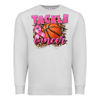Dove Grey Tackle Cancer Basketball Premium Sweatshirt - FaDigitalArtStudio