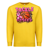 Lemon Tackle Cancer Basketball Premium Sweatshirt - FaDigitalArtStudio