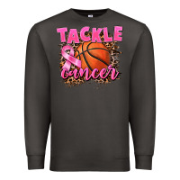 Smoke Tackle Cancer Basketball Premium Sweatshirt - FaDigitalArtStudio