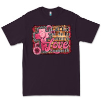 Plum let all that you do be done in love Premium Tee - Jasminsmagicworld