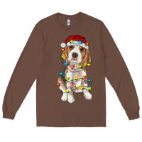 Chestnut christmas beagle Long Sleeve Tee - RanaPortraitStore