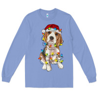 Colony Blue christmas beagle Long Sleeve Tee - RanaPortraitStore