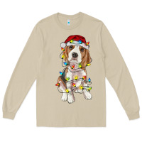 Mushroom christmas beagle Long Sleeve Tee - RanaPortraitStore