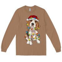 Toasted Coconut christmas beagle Long Sleeve Tee - RanaPortraitStore