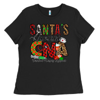 Black santa’s favorite cna Ladies Tee - Jasminsmagicworld