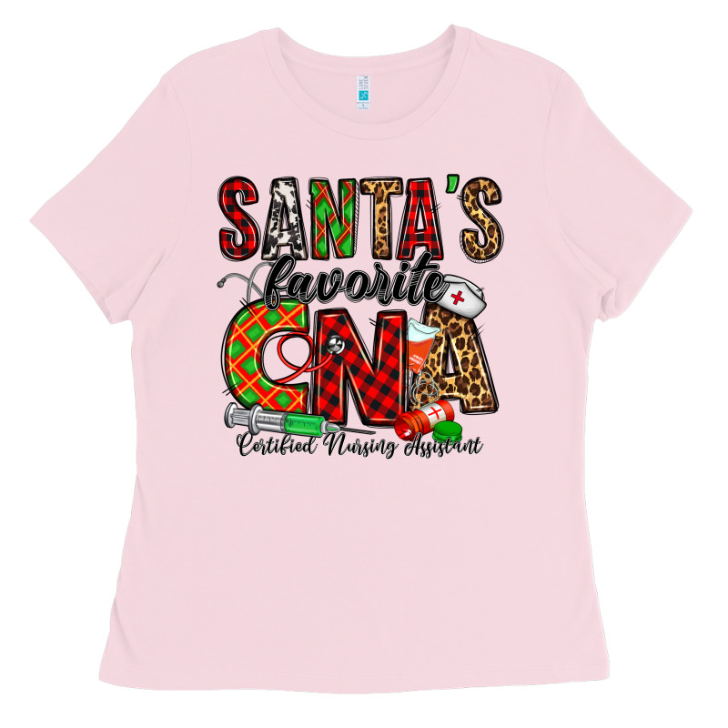 Santa’s Favorite Cna Ladies Tee by Jasminsmagicworld | Teevron
