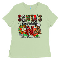Matcha santa’s favorite cna Ladies Tee - Jasminsmagicworld