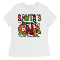 White santa’s favorite cna Ladies Tee - Jasminsmagicworld