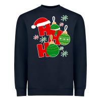 Navy Christmas Ho Ho Ho Heavyweight Sweatshirt - Bettercallsaul