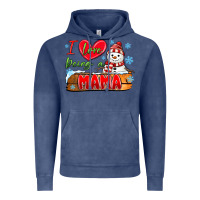 Vintage Denim i love being a mama Vintage Hoodie - MaliasSmallBusiness