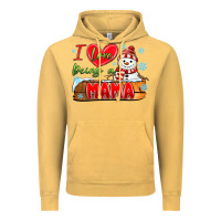 Vintage Mustard i love being a mama Vintage Hoodie - MaliasSmallBusiness