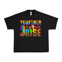 Black Western LGBTQ+ Together We Rise Urban Heavy Tee - BundleAndBundleShop