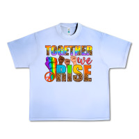 Grape Ice Western LGBTQ+ Together We Rise Urban Heavy Tee - BundleAndBundleShop