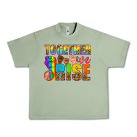 Western Lgbtq+ Together We Rise Urban Heavy Tee | Teevron