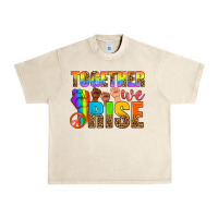 Sandshell Western LGBTQ+ Together We Rise Urban Heavy Tee - BundleAndBundleShop