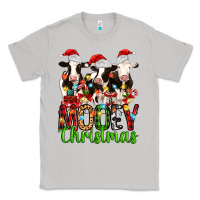 Moon Dust christmas three cows mooey christmas Classic Tee - MaliasSmallBusiness