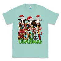 Seafoam christmas three cows mooey christmas Classic Tee - MaliasSmallBusiness