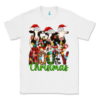 White christmas three cows mooey christmas Classic Tee - MaliasSmallBusiness
