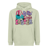 Matcha Easter Day Rollin into Easter toddler car Heavyweight Hoodie - OliviaCreatesArt