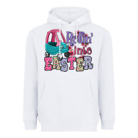 White Easter Day Rollin into Easter toddler car Heavyweight Hoodie - OliviaCreatesArt