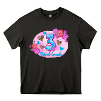 Asphalt back to school flowers third grade 3200x2400 Heavy Core Tee - AdoDesignShop
