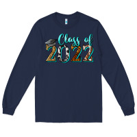 Navy class of 2022 graduation Long Sleeve Tee - BarkalooDesign